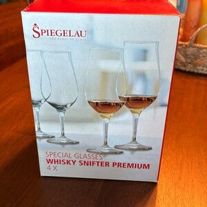 Spiegelau Whisky Snifter Crystal Glasses - set of 4